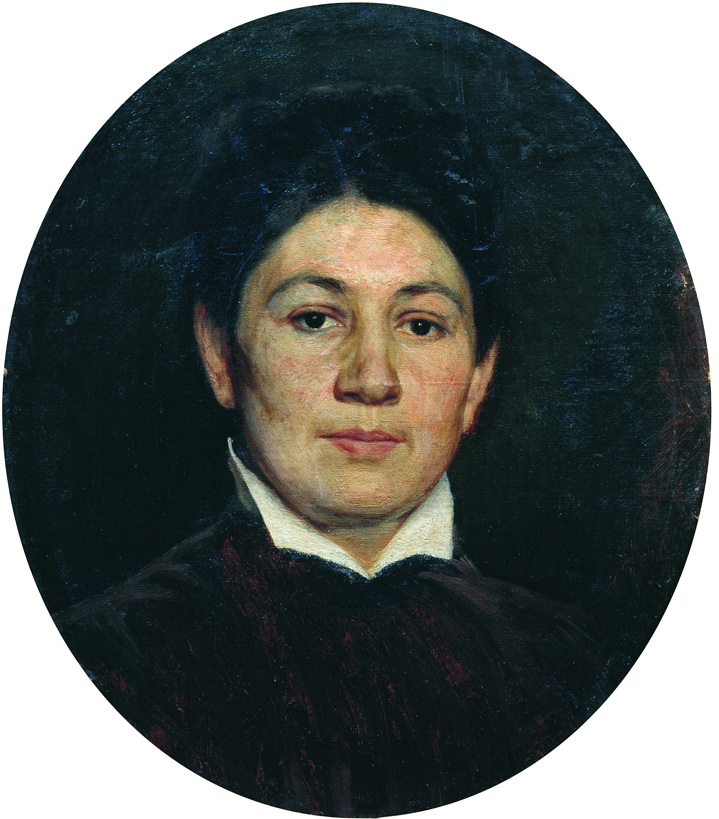 Ярошенко. Портрет Марии Павловны Ярошенко, жены художника. 1880-e
