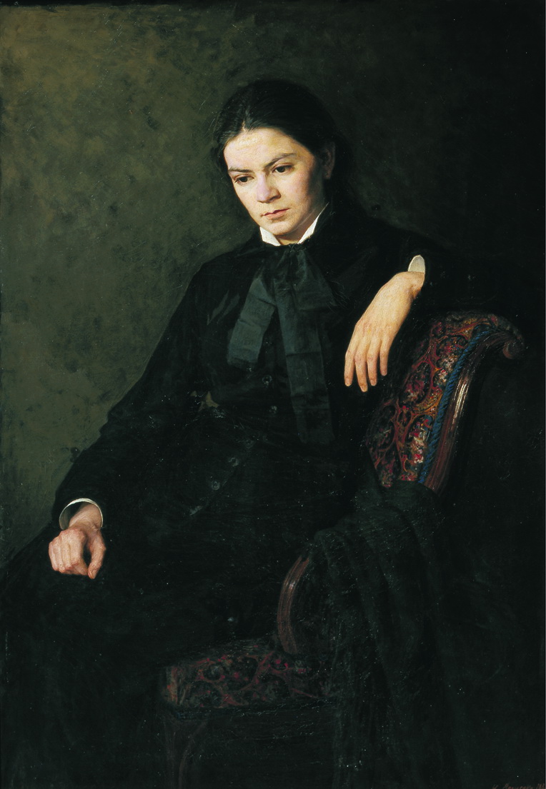 Ярошенко. Портрет неизвестной. 1881