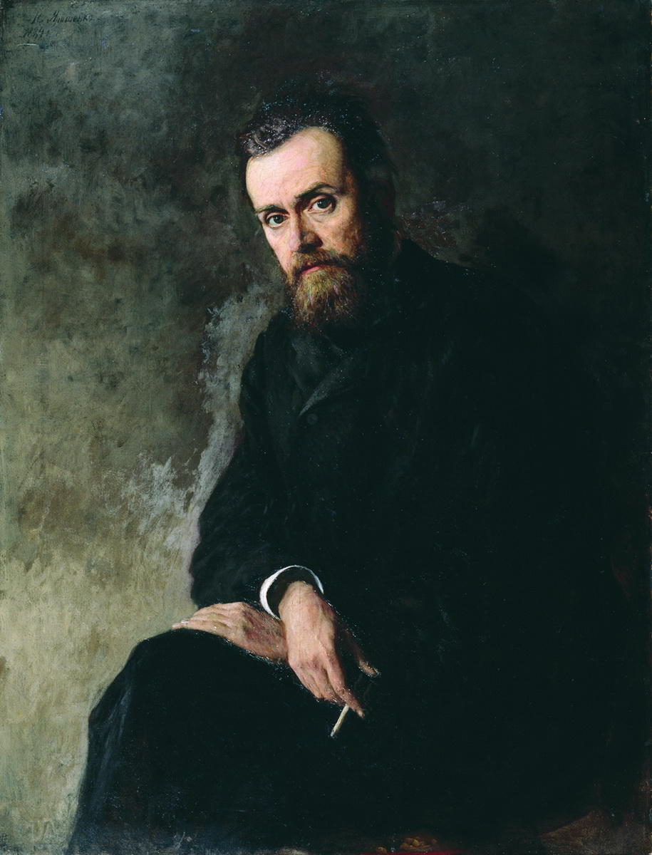 Ярошенко. Портрет Г.И. Успенского. 1884