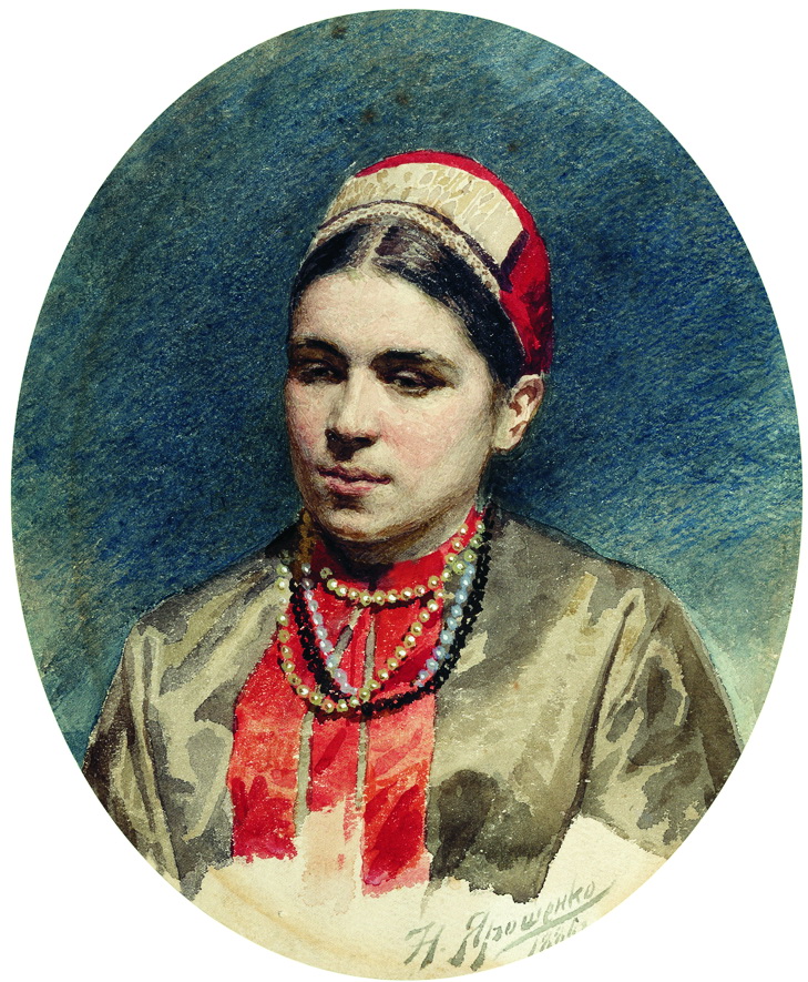 Ярошенко. Портрет актрисы Пелагеи Антипьевны Стрепетовой. 1886