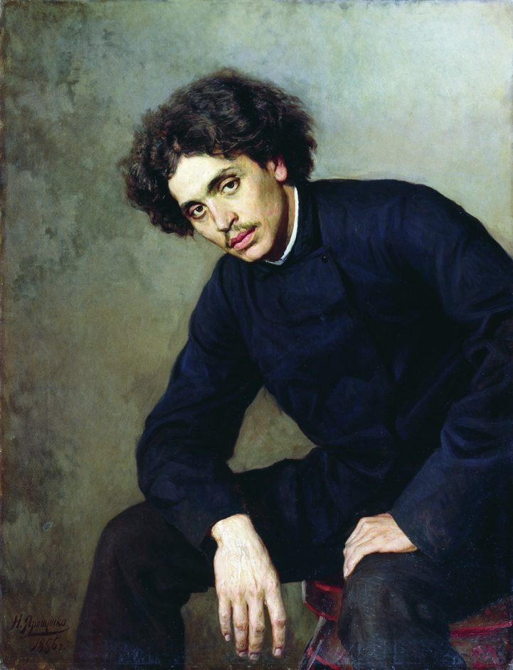 Ярошенко. Портрет молодого человека. 1886