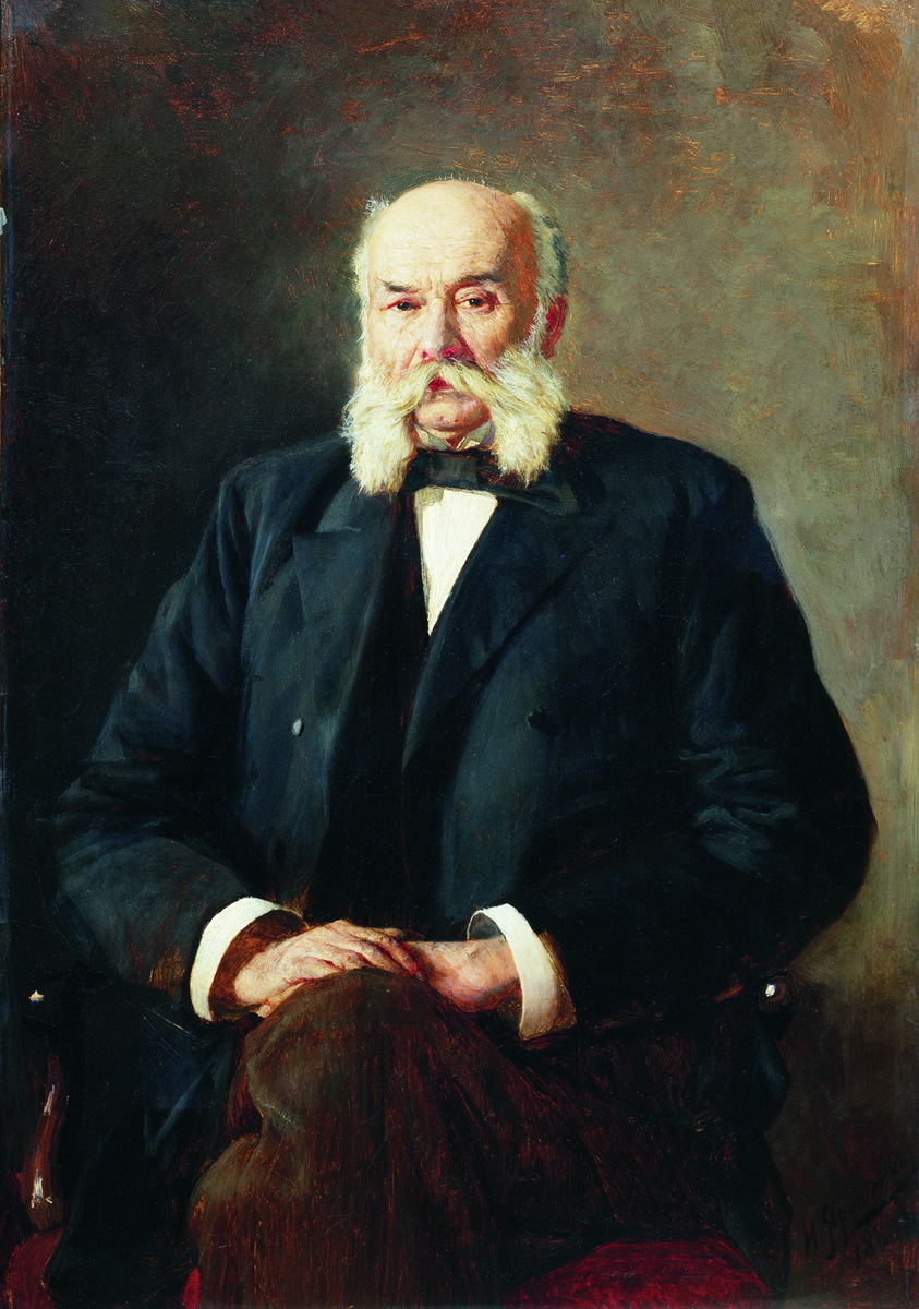 Ярошенко. Портрет И.А. Гончарова. 1888
