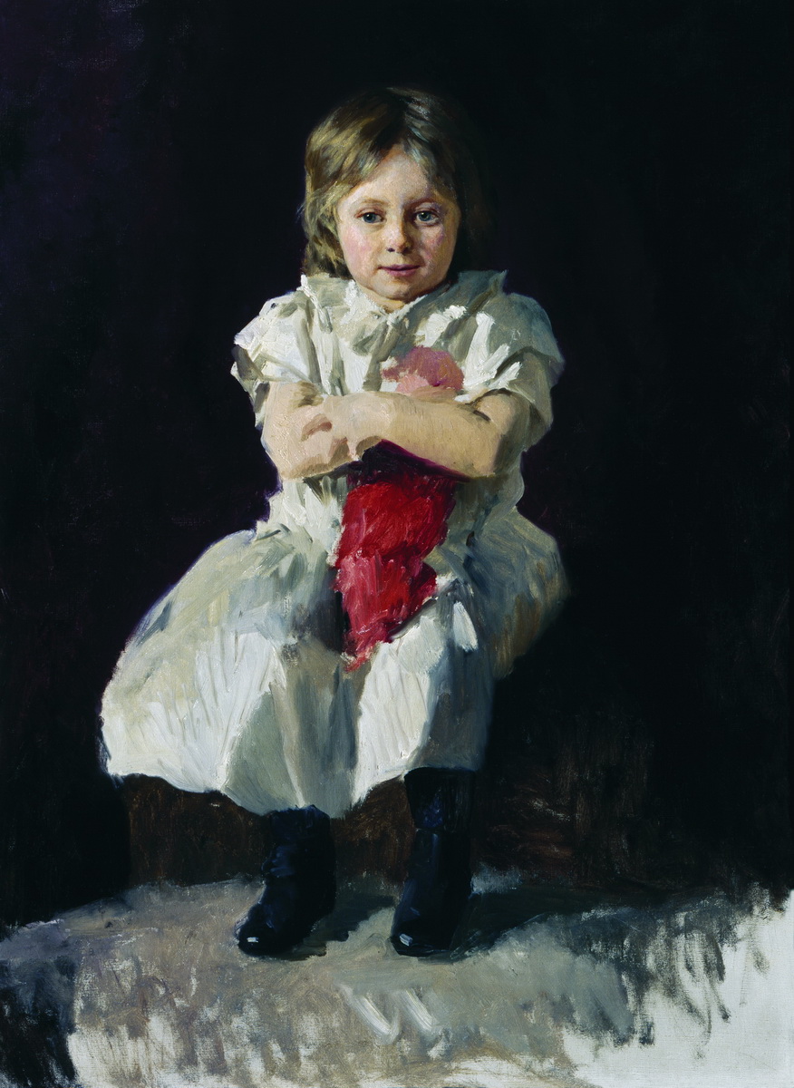 Ярошенко. Девочка с куклой. Вторая половина 1890-х