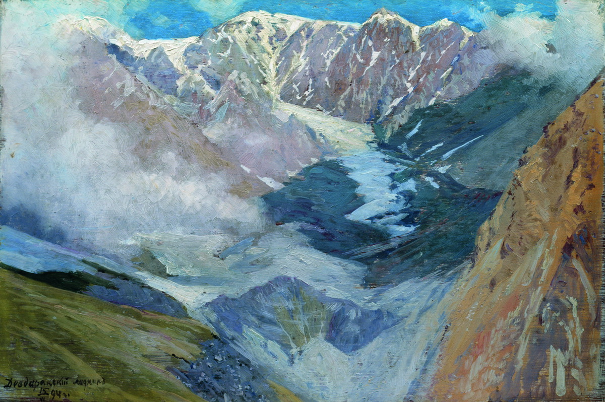 Ярошенко. Девдаракский ледник. 1894