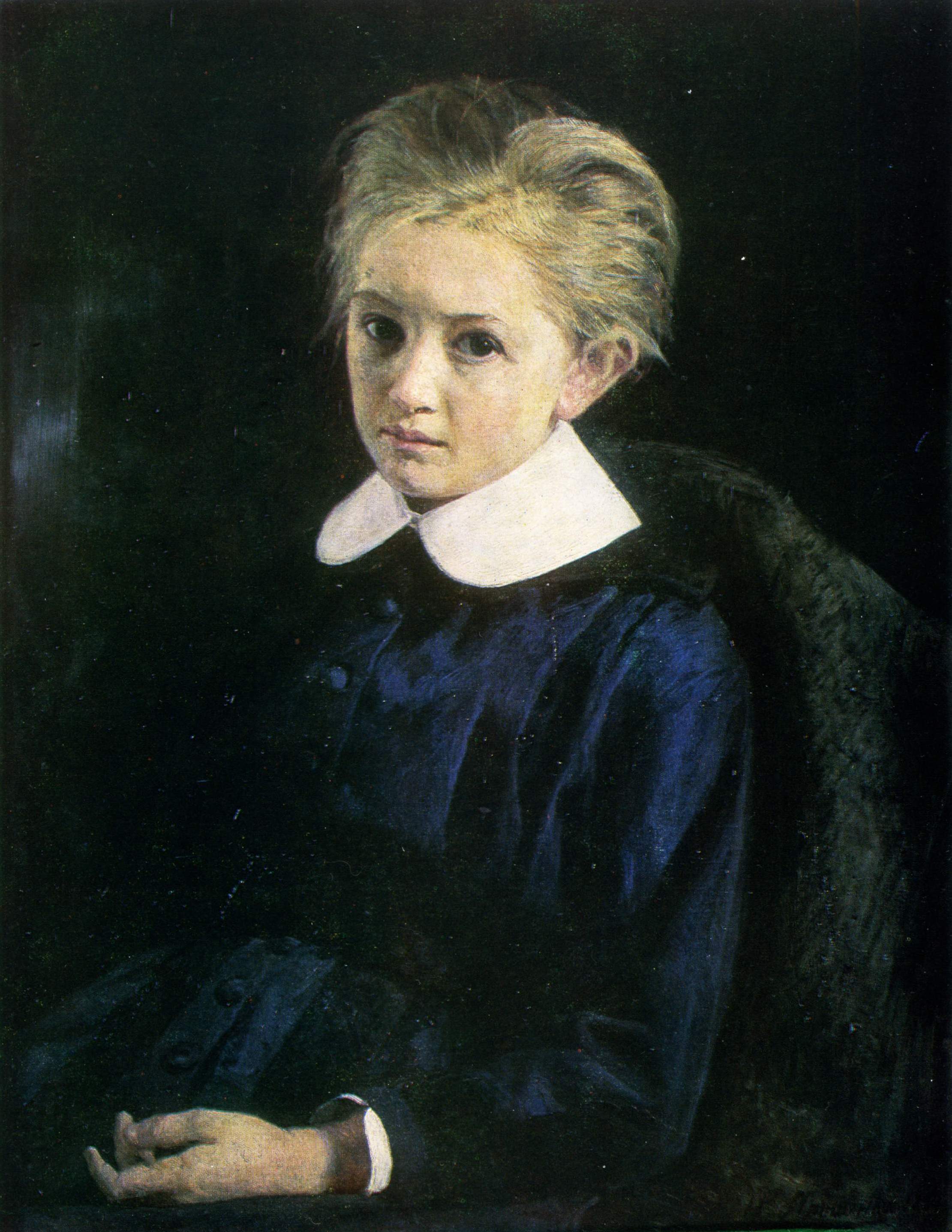 Ярошенко. Портрет девочки  . 1880