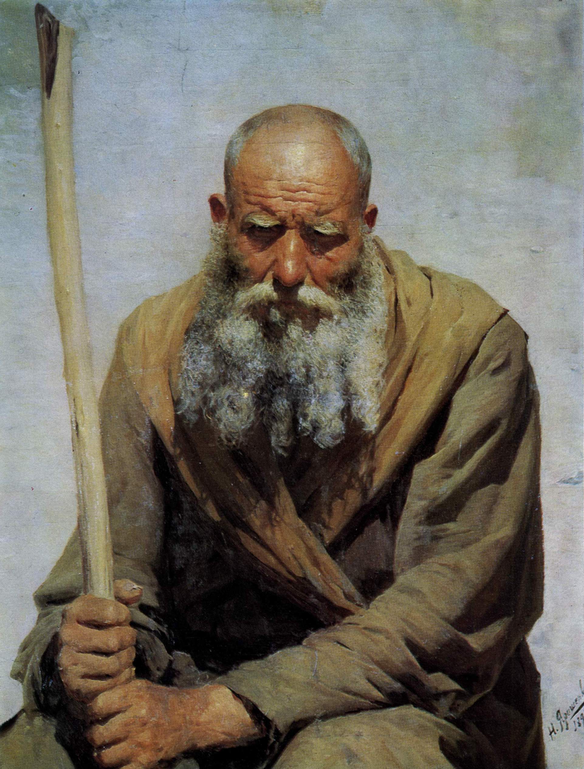 Ярошенко. Старик  . 1892