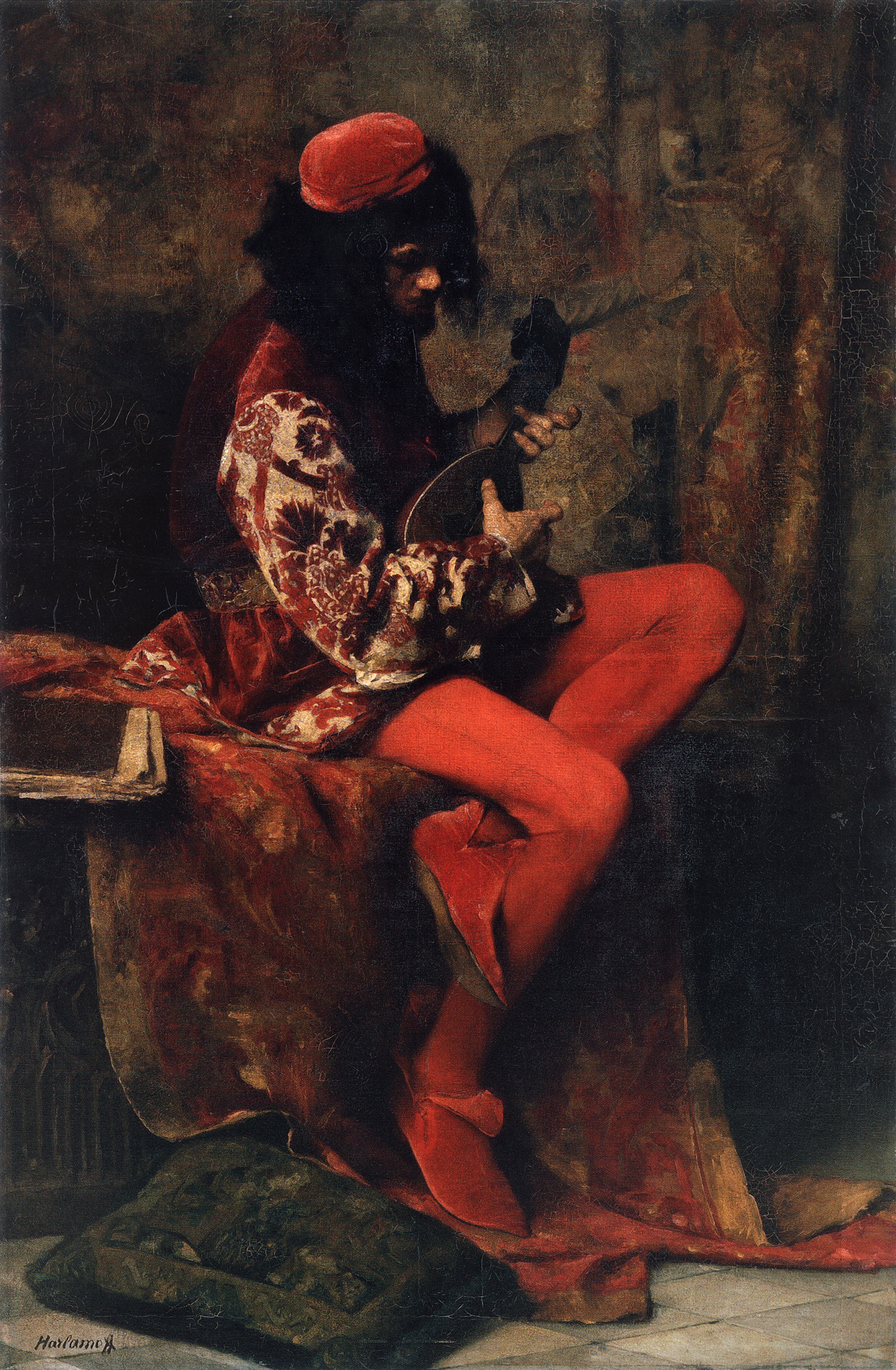 Харламов А.. Музыкант-неаполитанец. Вторая половина 1870-х