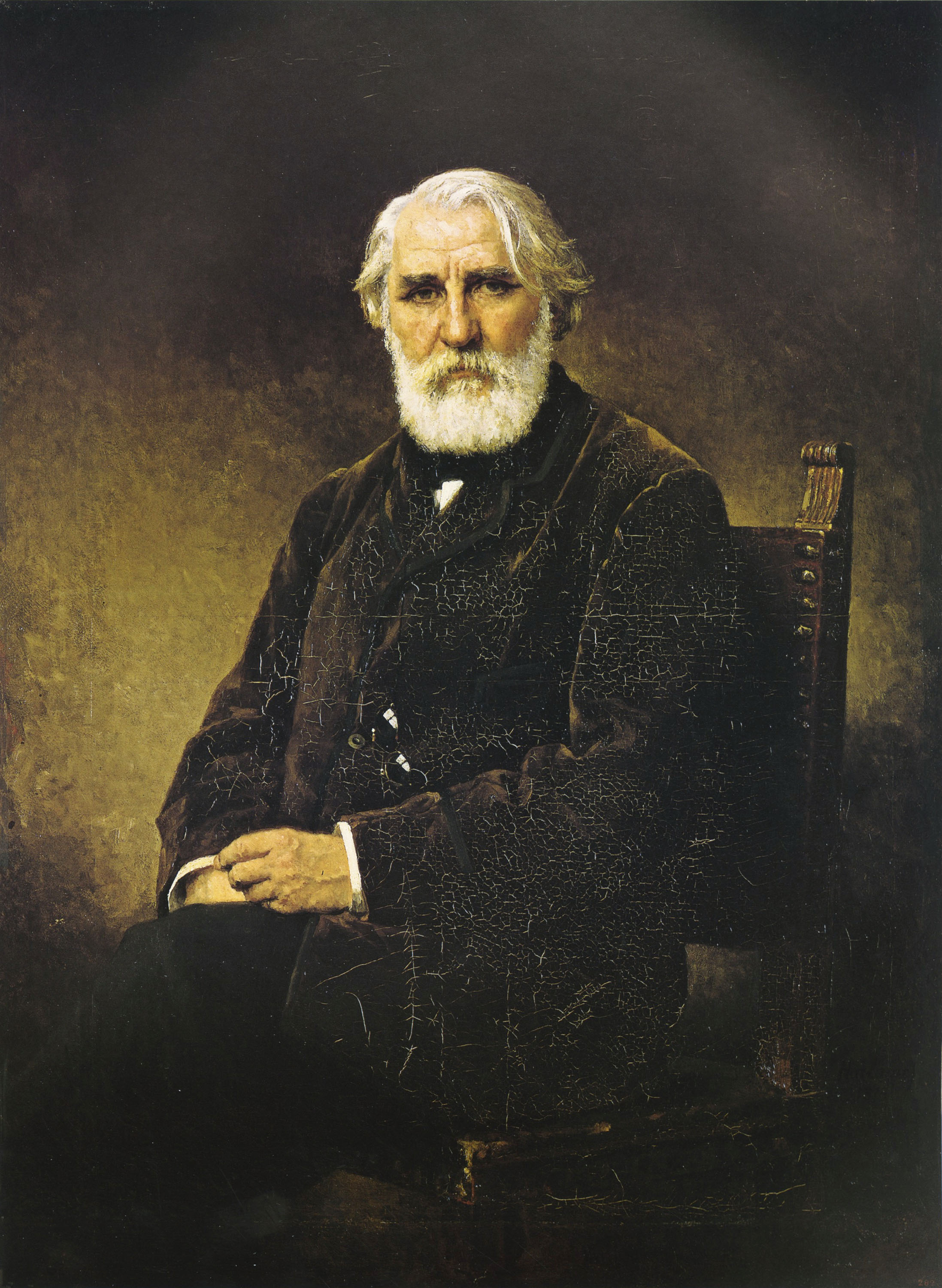 Харламов А.. Портрет писателя И.С.Тургенева. 1875