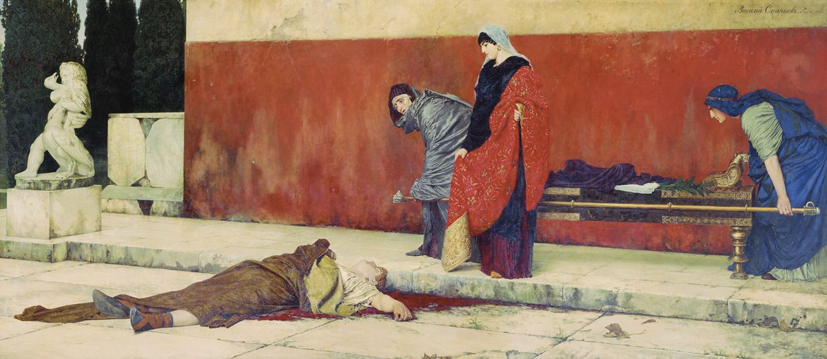 Смирнов В.. Смерть Нерона. 1888
