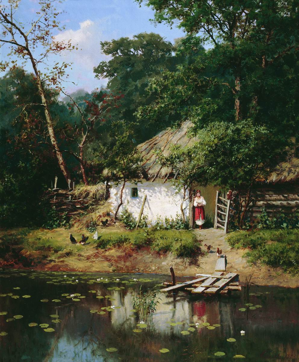 Киселев А.А-др.. Украинская хата. 1883
