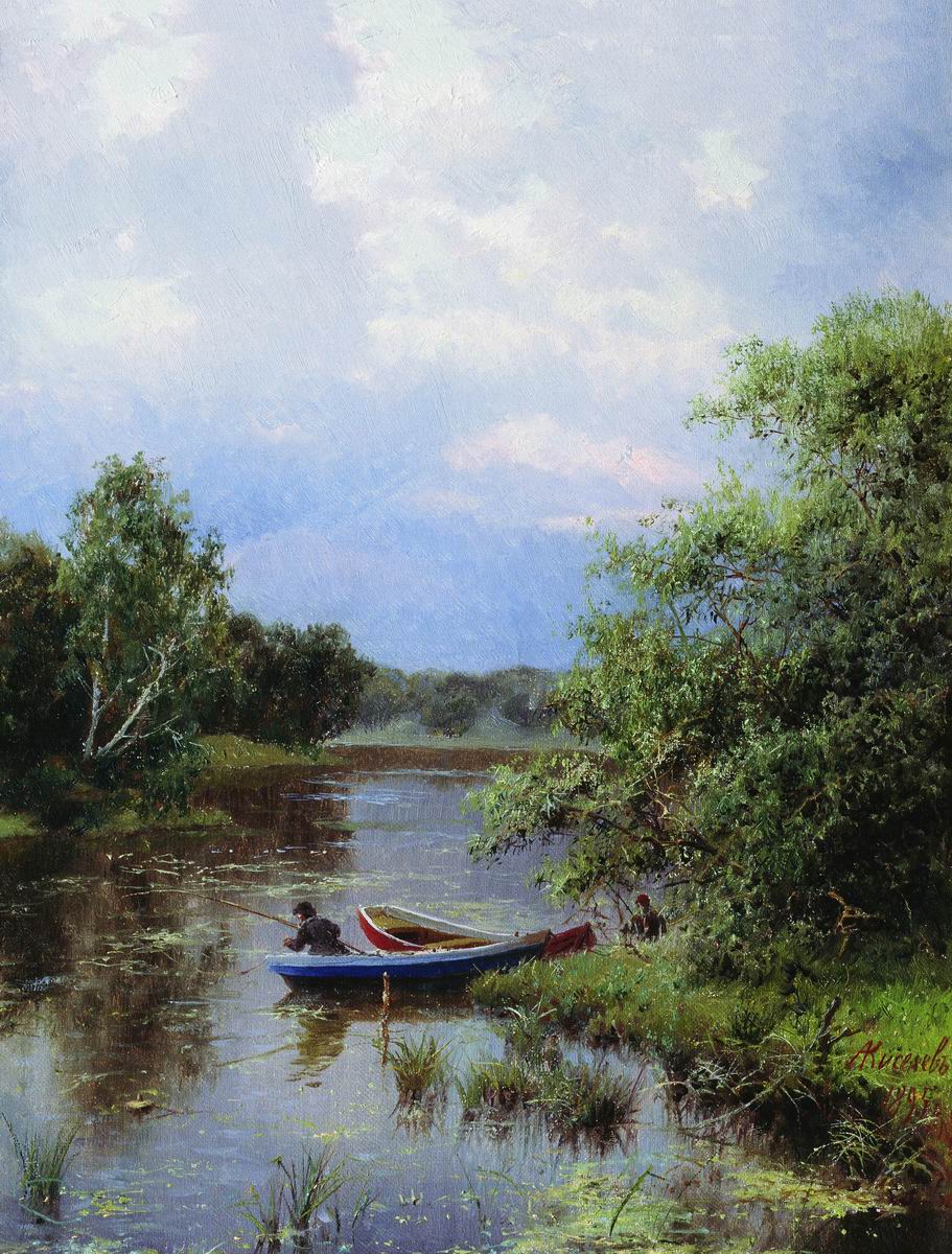 Киселев А.А-др.. На пруду. 1894