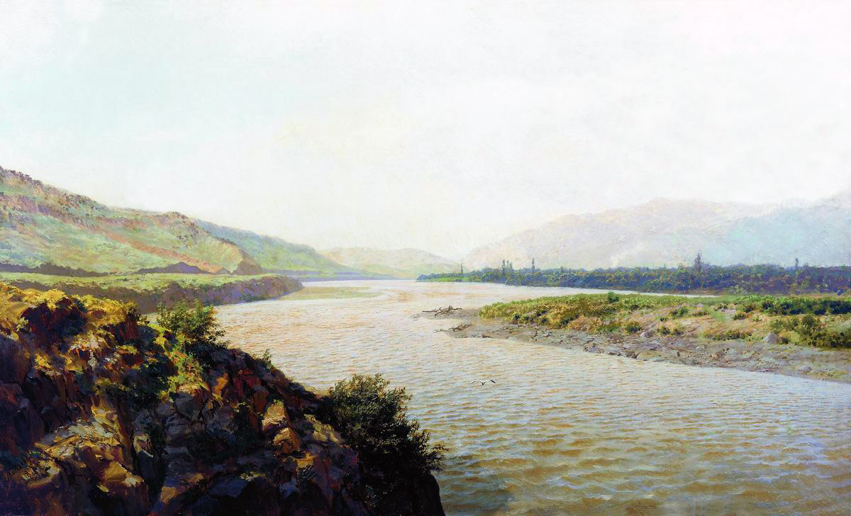 Киселев А.А-др.. Река Кура. 1892