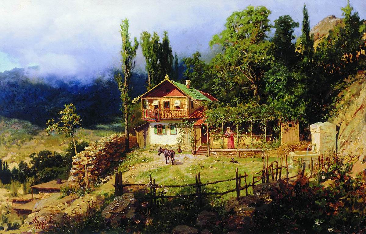 Киселев А.А-др.. Южный пейзаж. 1881