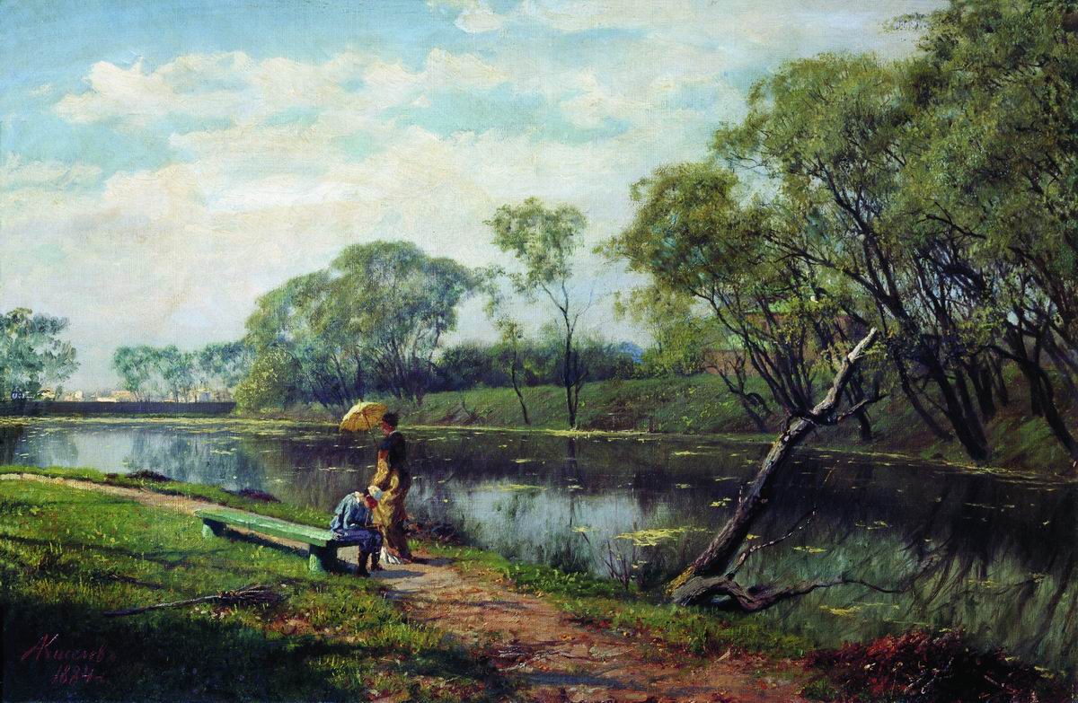 Киселев А.А-др.. Река. 1884
