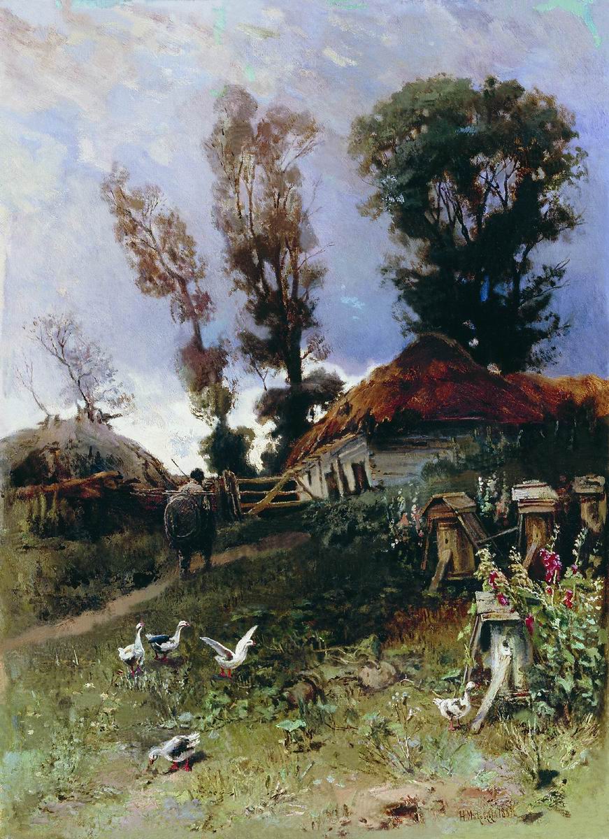 Маковский Н.. Пасека. 1882