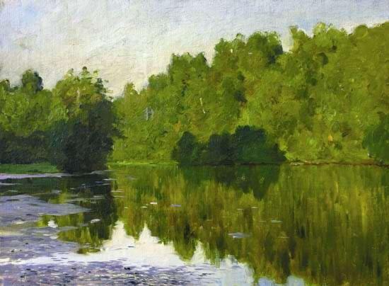Остроухов. Пейзаж с водой. 1906 (?)