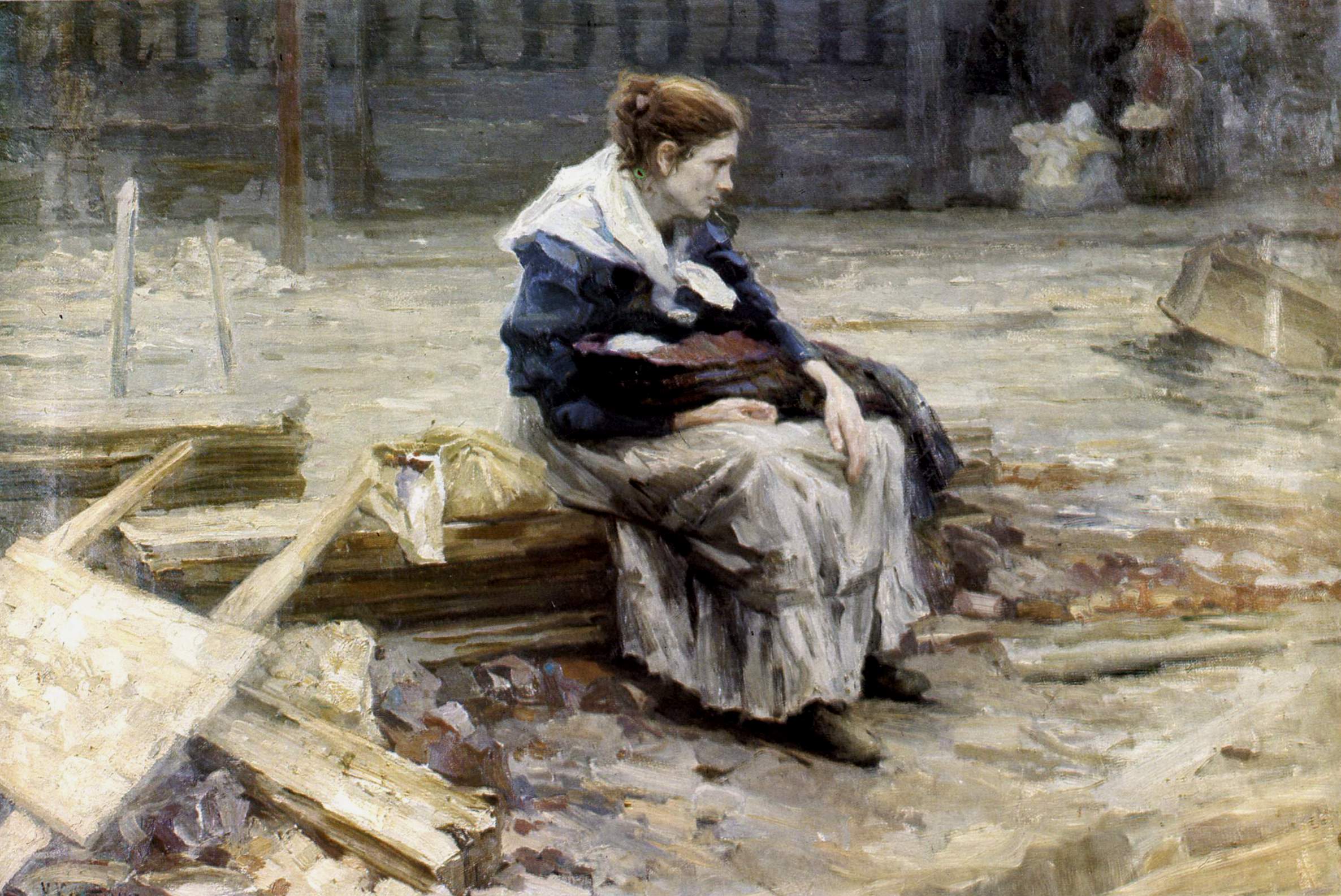 Касаткин. Жена заводского рабочего. 1901  