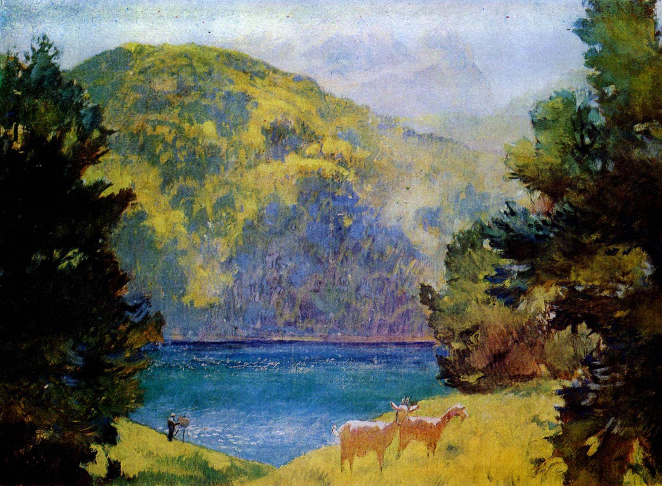 Лансере Е.Е.. Озеро Гель-Гель. 1943