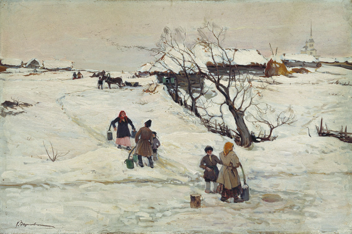 Вещилов. Зимний пейзаж. 1917