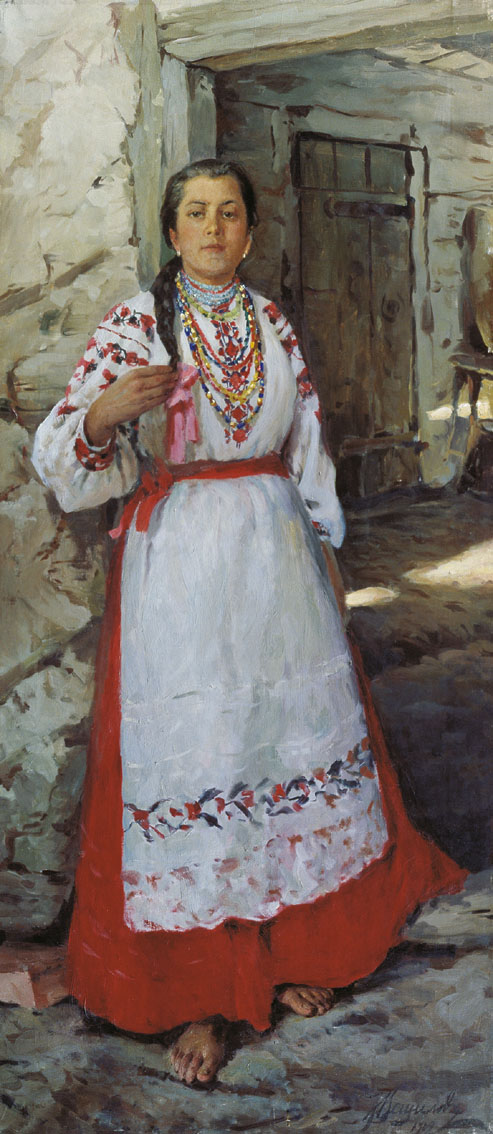 Вещилов. Крестьянская девушка. 1909