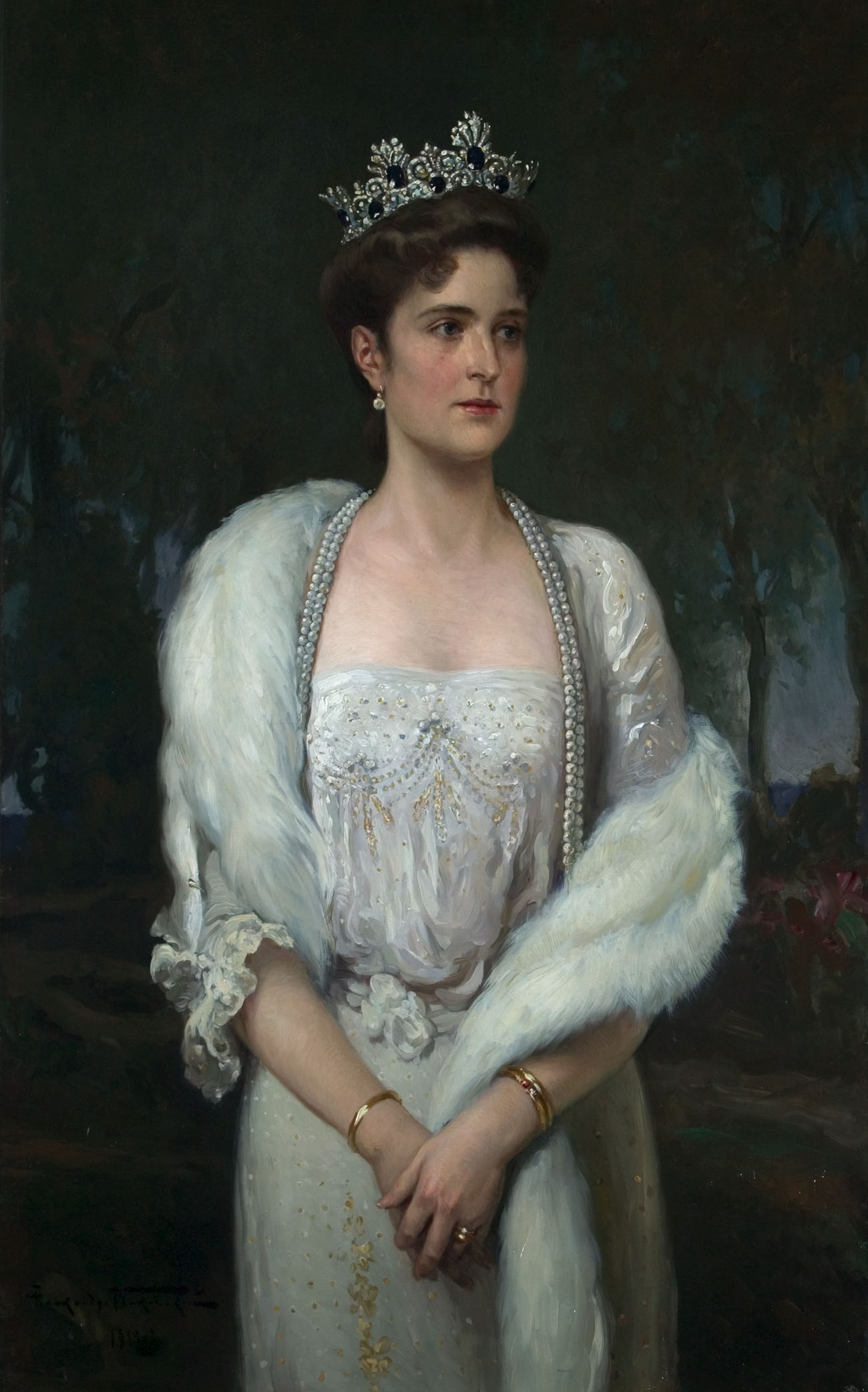 Маковский А.. Портрет императрицы Александры Федоровны. 1914