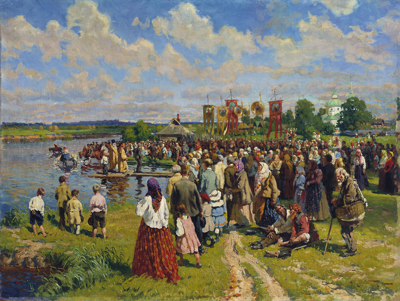 Маковский А.. Крестный ход на Флора и Лавра. 1921-1923