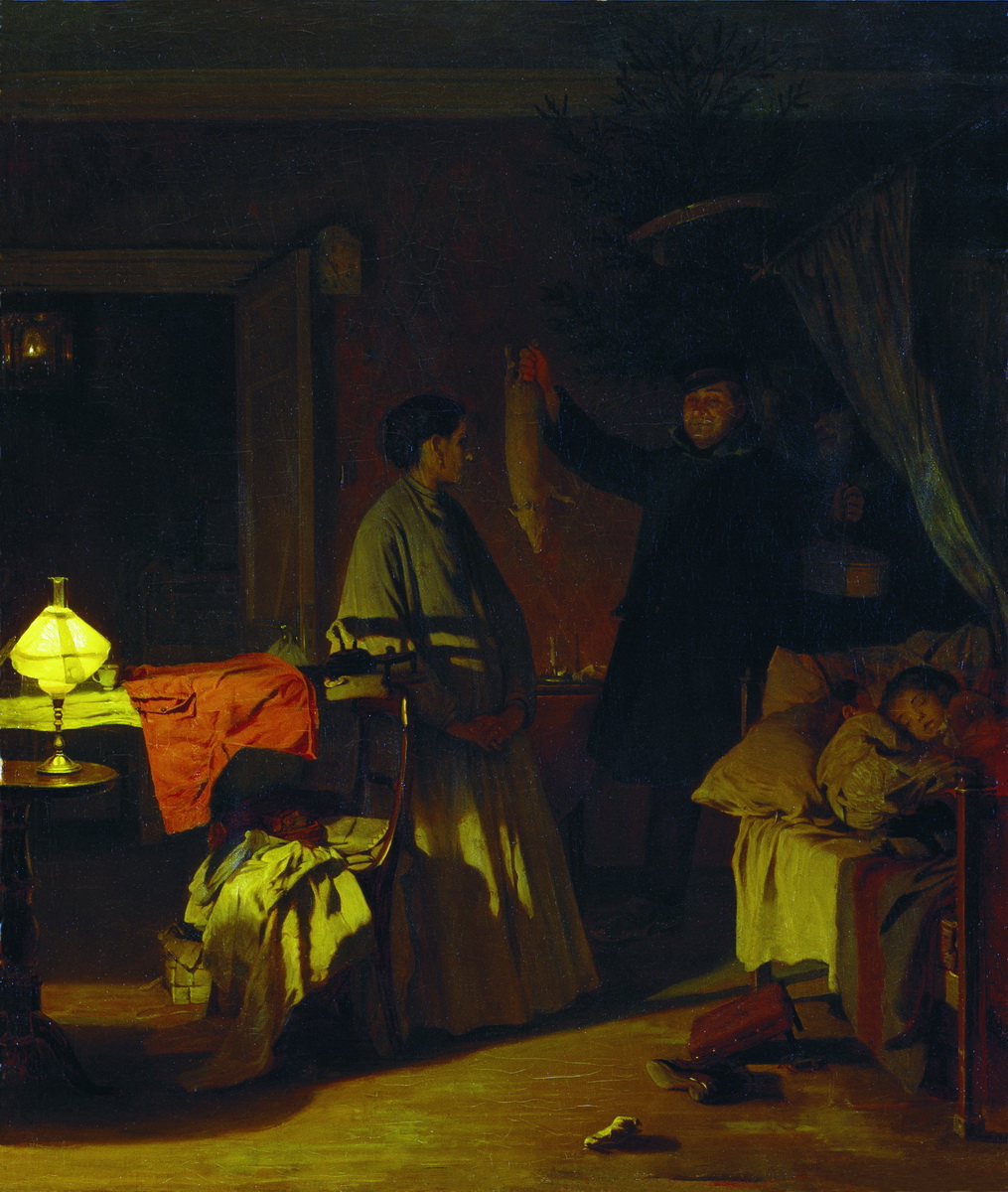 Корзухин. Канун Рождества. 1869