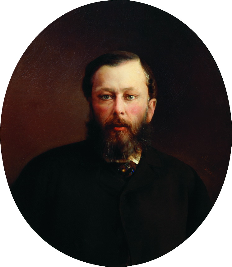 Корзухин. Портрет неизвестного. 1866