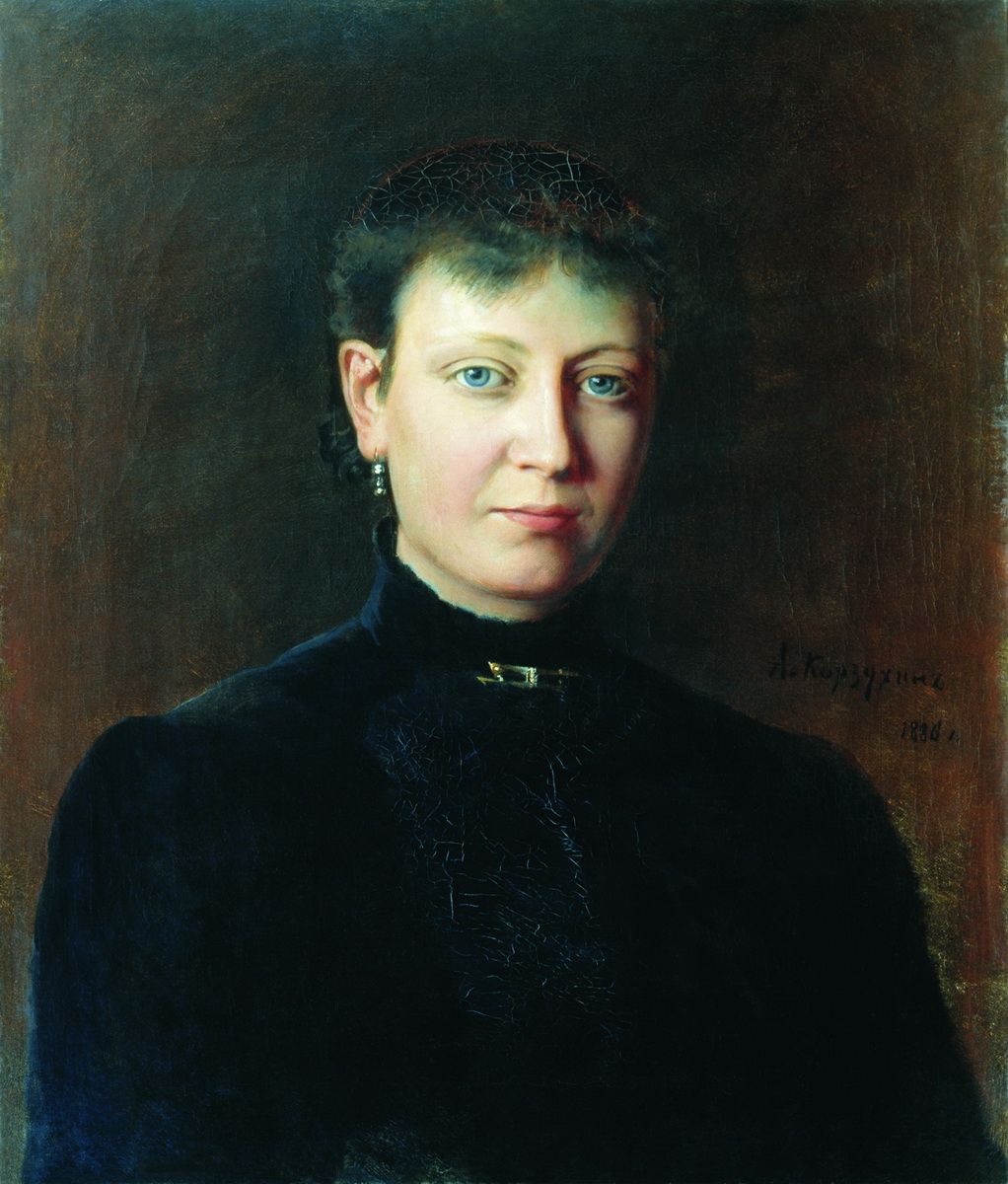 Корзухин. Женский портрет. 1886