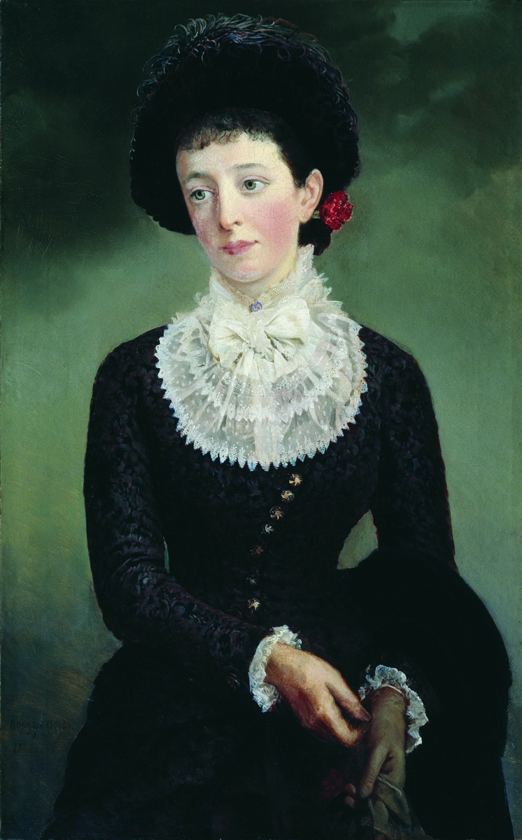 Корзухин. Портрет дамы. 1880