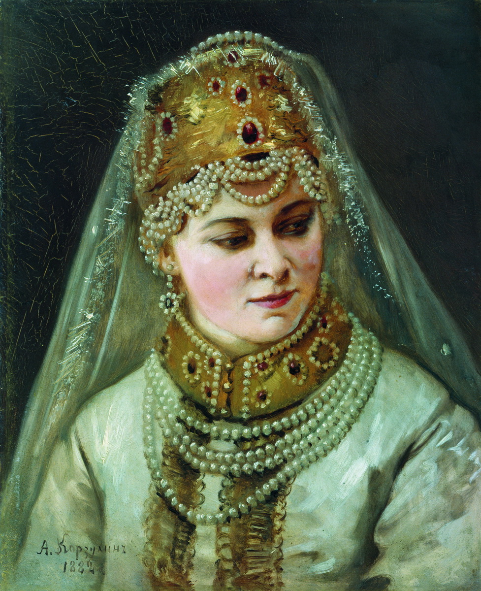 Корзухин. Боярышня. 1882