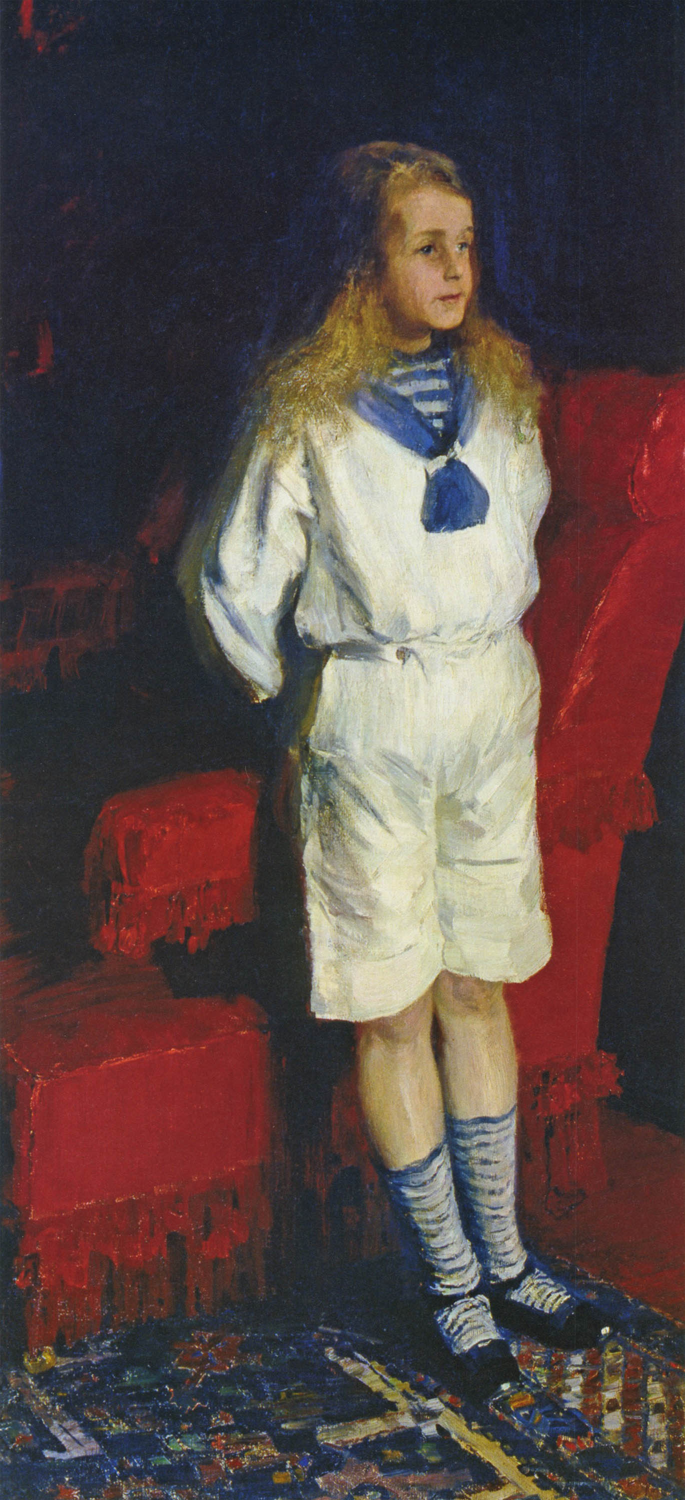 Малявин. Портрет мальчика. 1890-е