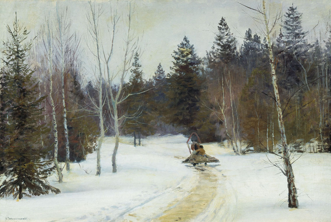 Переплетчиков. Зимой в лесу. 1895