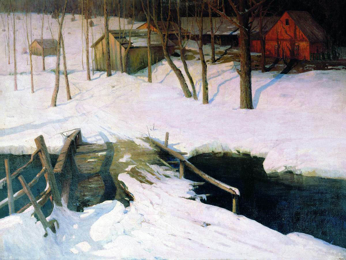 Химона. Финляндия. Закат солнца. 1901
