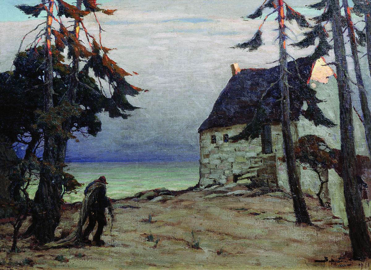 Зарубин. Вечер у моря. 1916