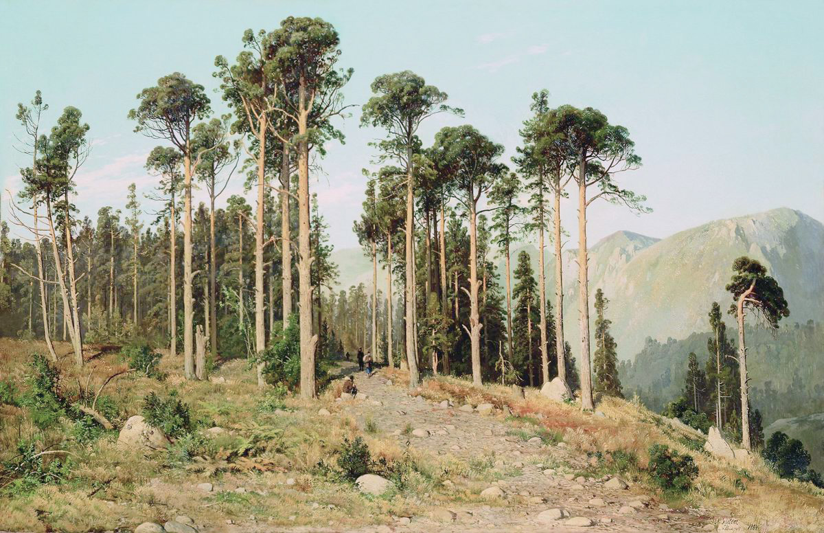 Шильдер А.. Пейзаж. 1887