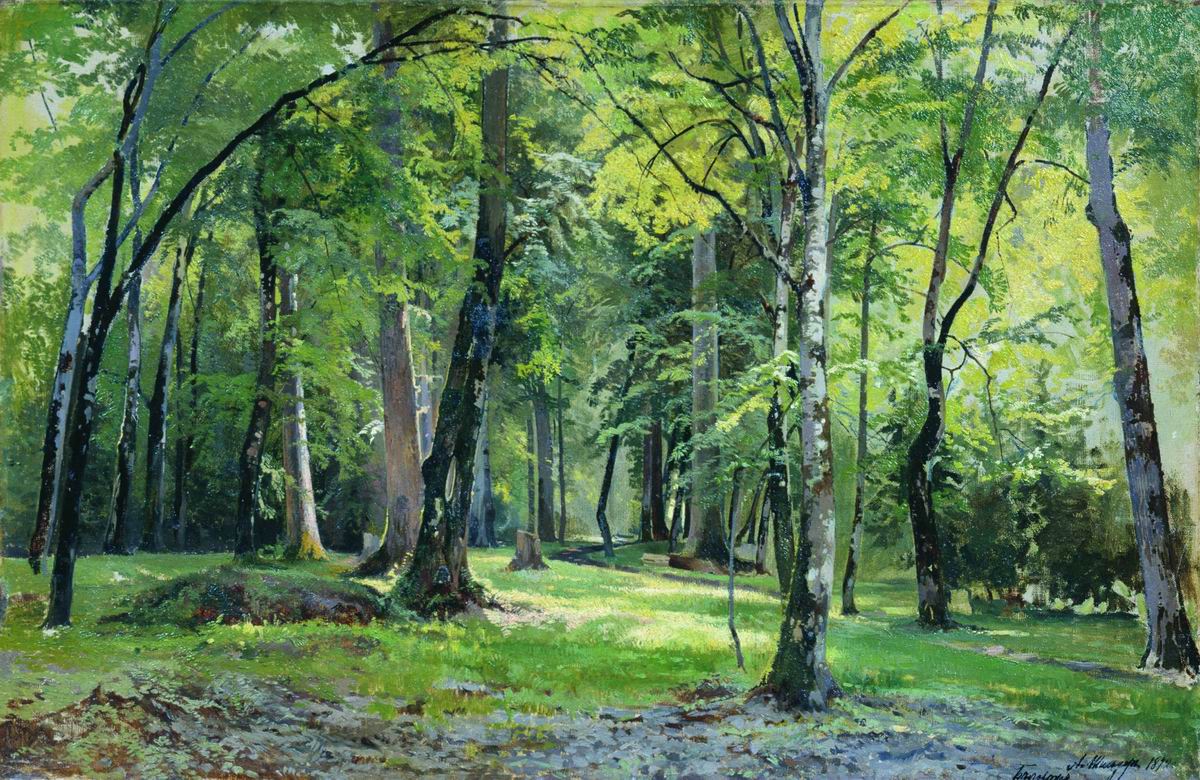 Шильдер А.. Беловежская пуща. 1892