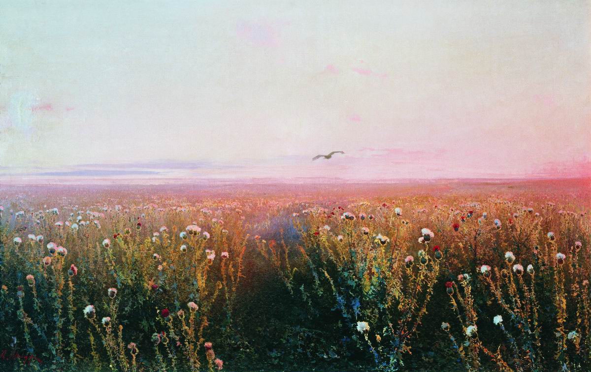 Шильдер А.. В степи. 1893