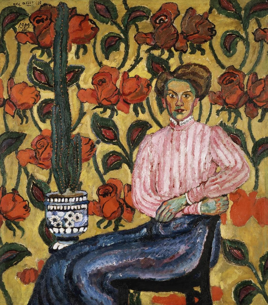 Машков. Портрет В.П.Виноградовой. 1909