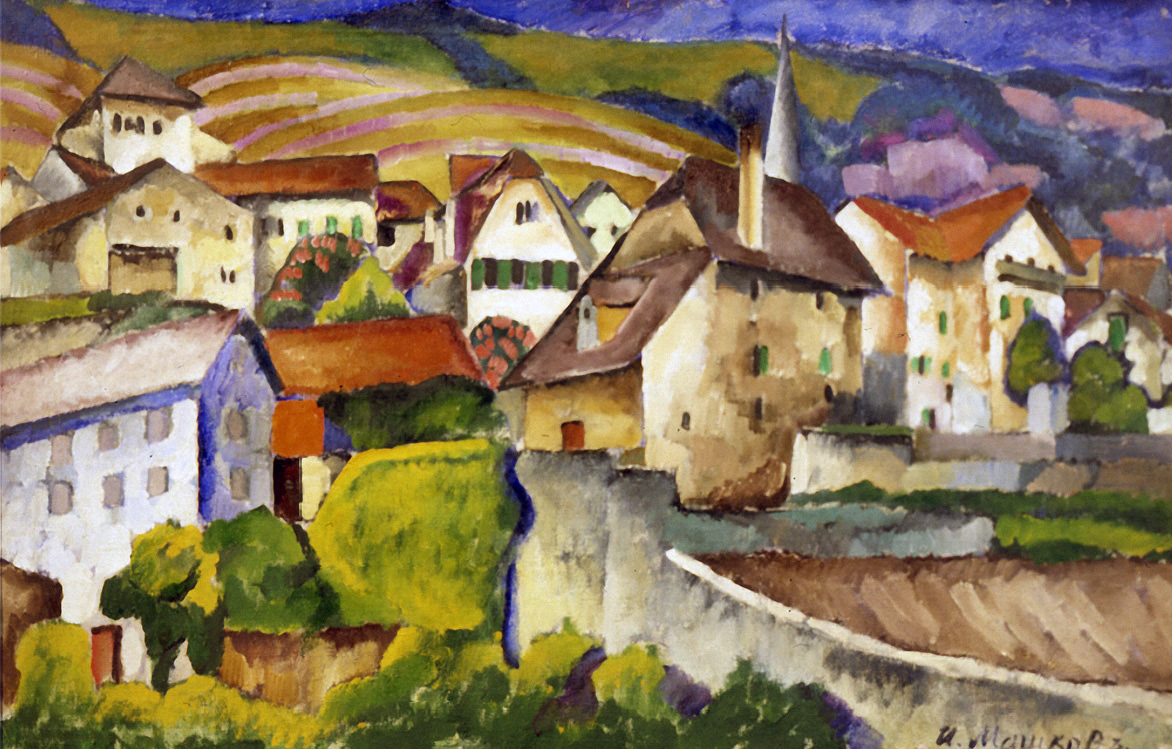 Машков. Город в Швейцарии. 1914
