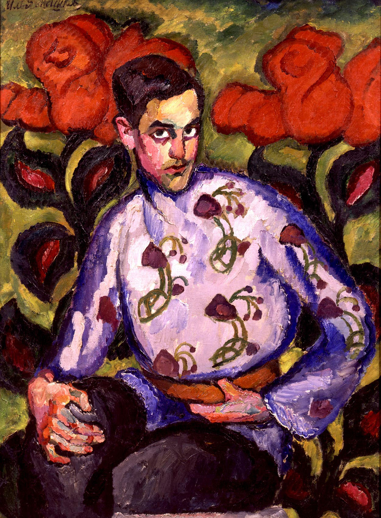 Машков. Мальчик в расписной рубашке. 1909