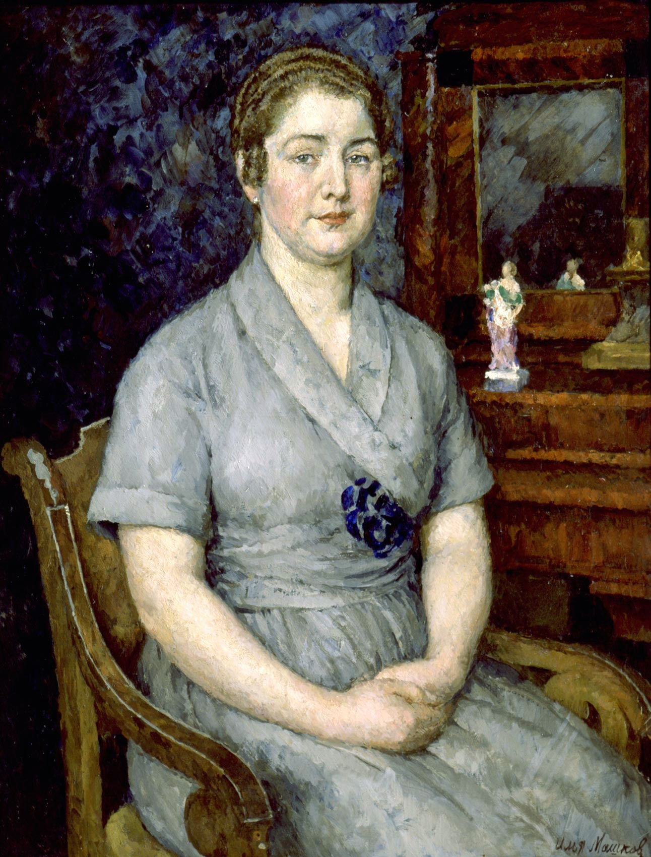 Машков. Портрет жены художника. 1923