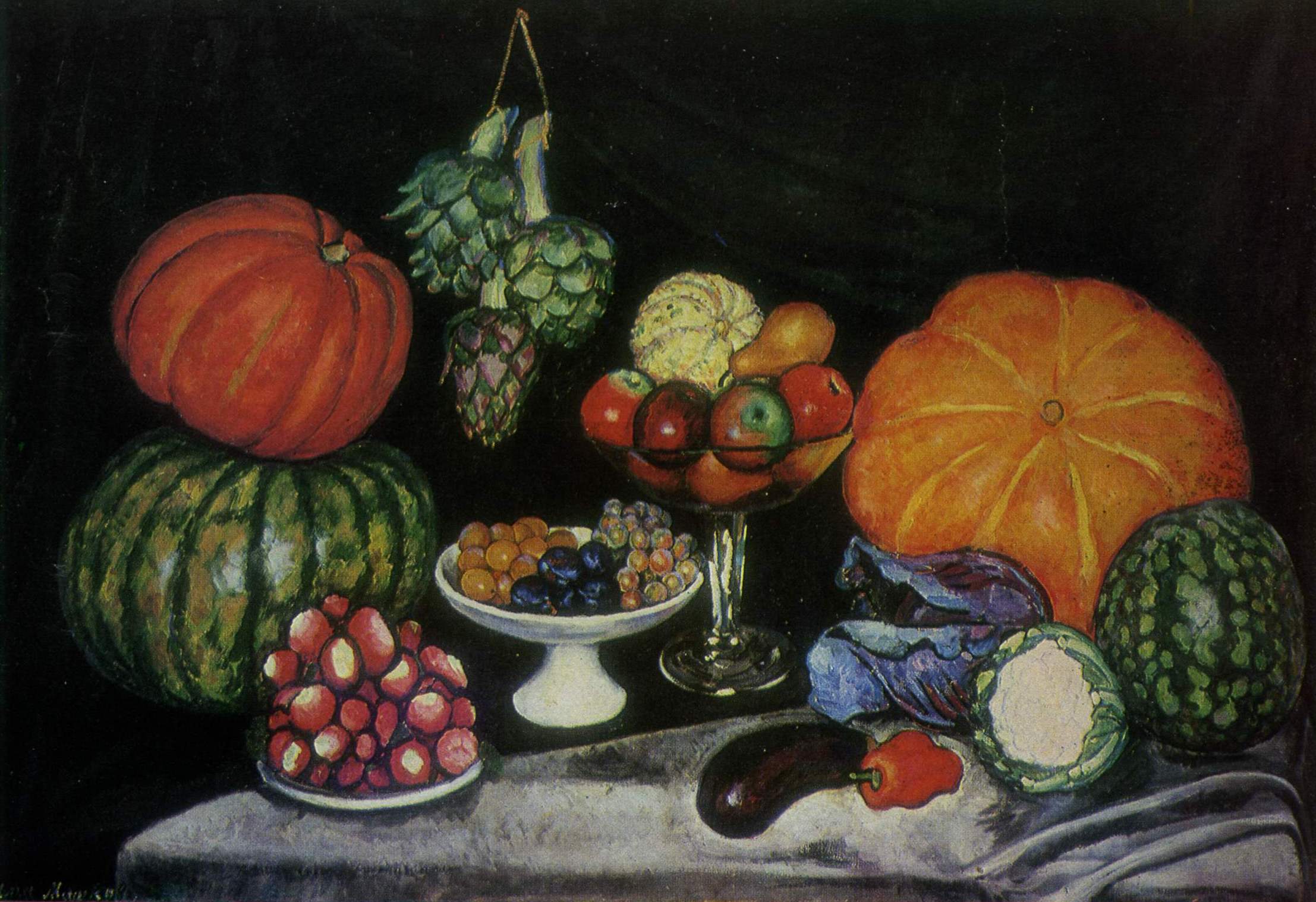 Машков. Овощи. Натюрморт. 1915
