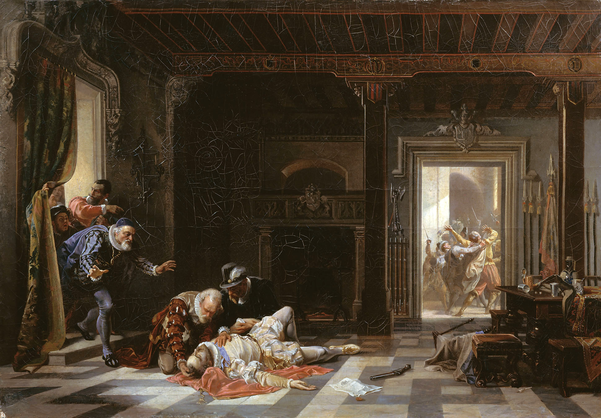 Хлебовский. Смерть принца Оранского. 1861