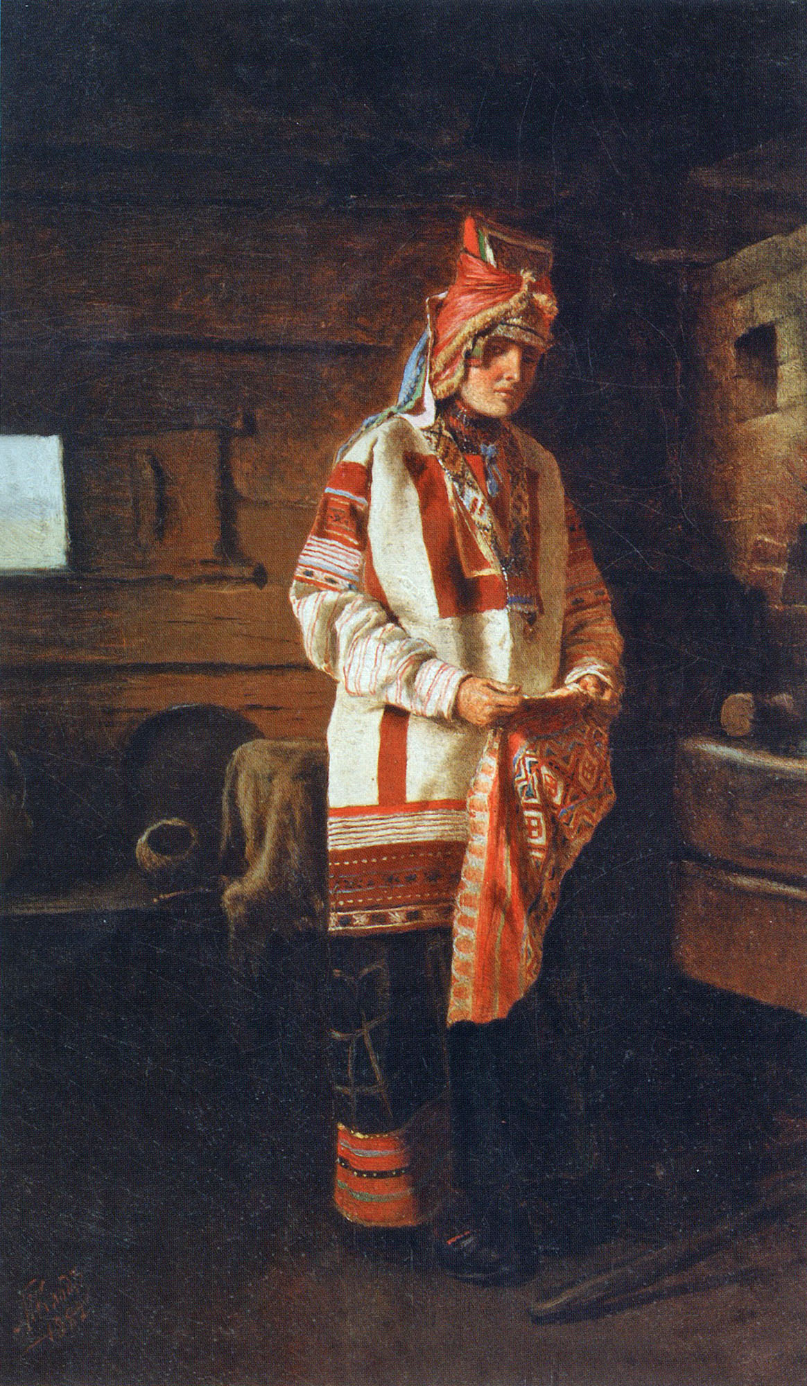 Клодт М.П.. Девушка мордовка. 1882