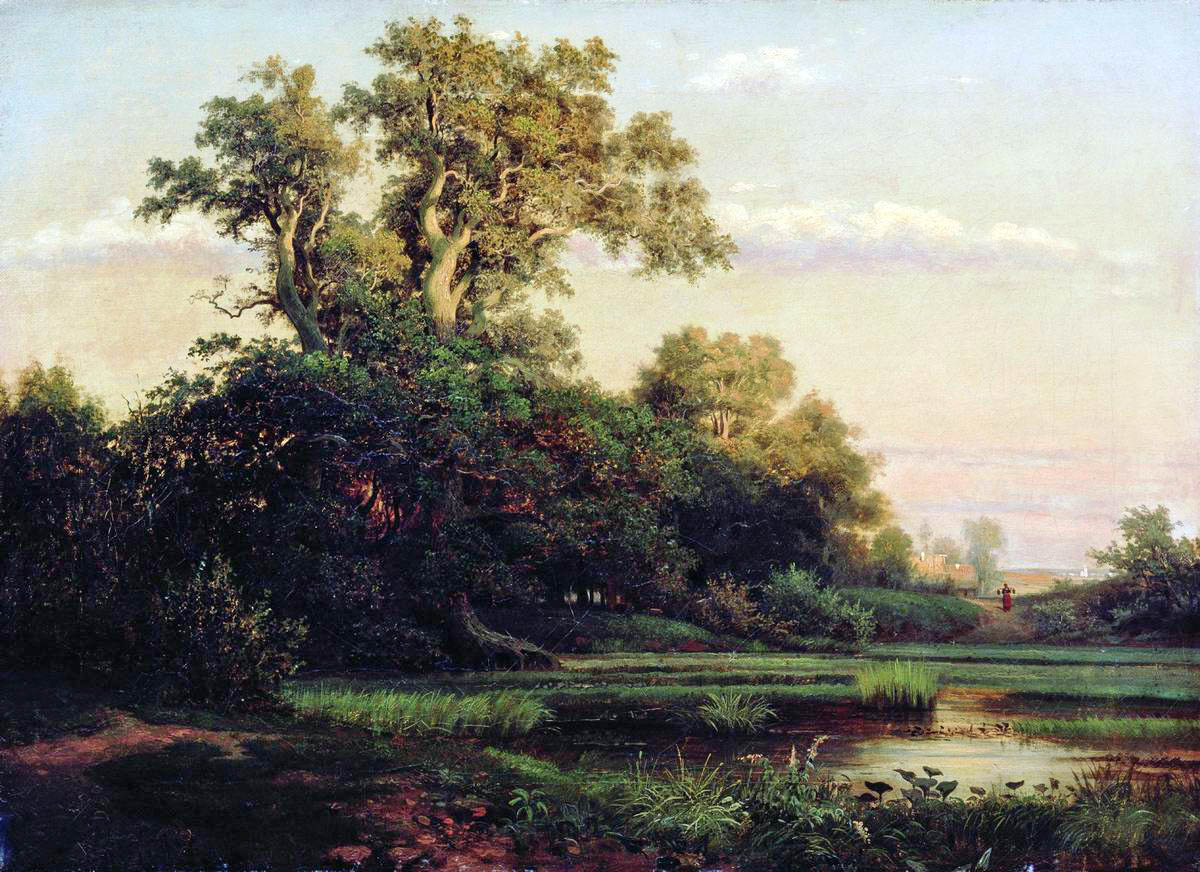 Каменев Л.. Вечереет. 1860