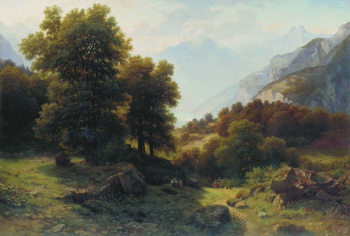 Каменев Л.. Пейзаж. 1864