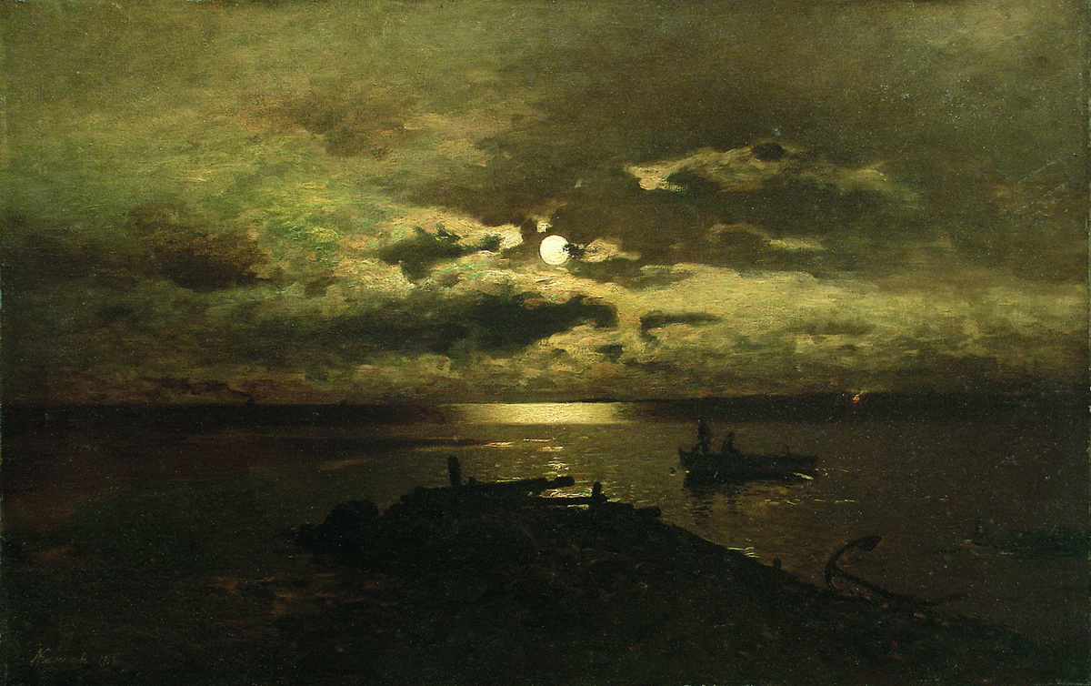 Каменев Л.. Ночь над морем. 1863