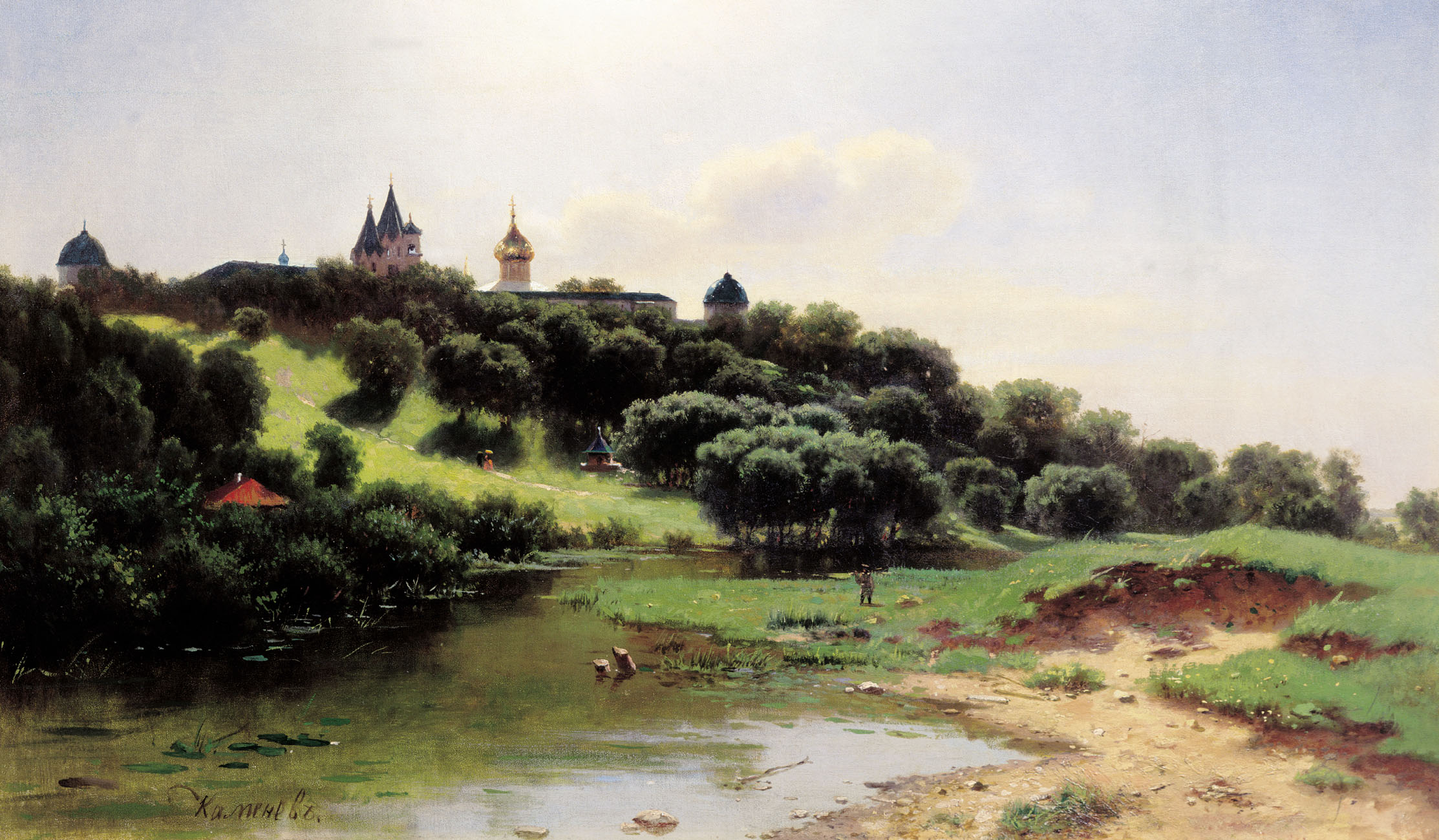Каменев Л.. Саввино-Сторожевский монастырь под Звенигородом. 1860-е