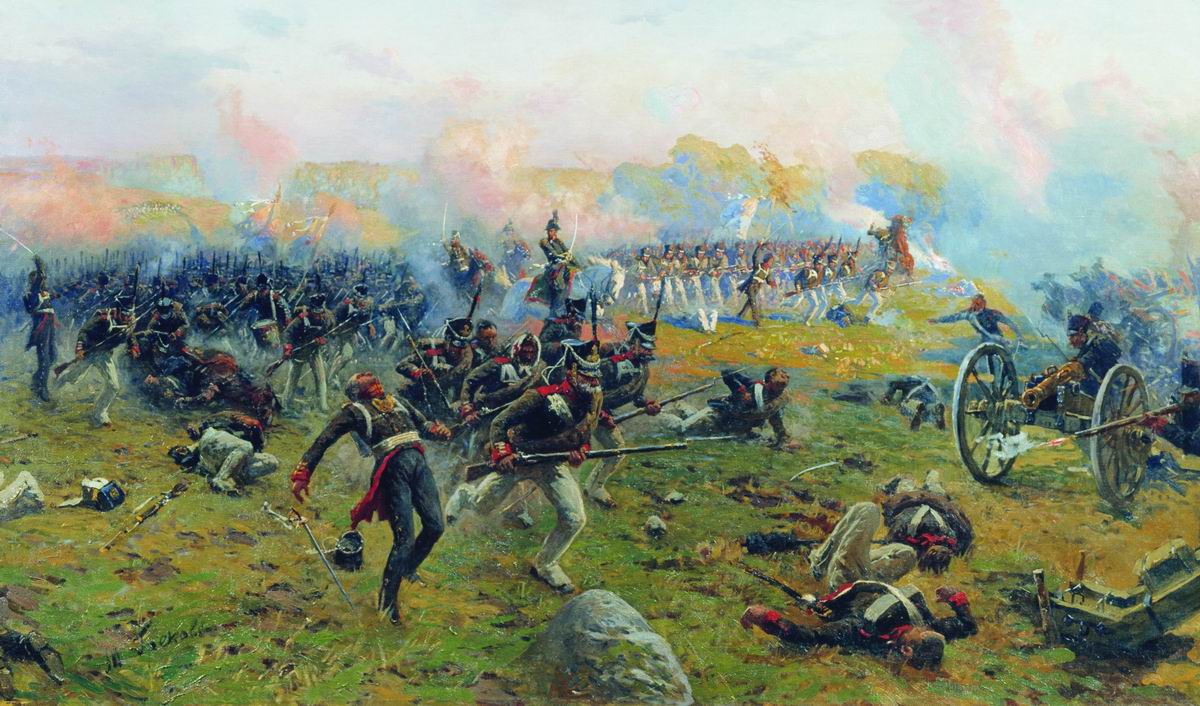 Греков. Лейб-гвардии Гренадерский полк в сражении при Бородине 26 августа 1812 года. 1912-1913